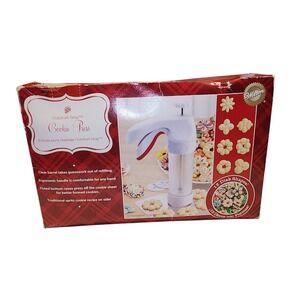 🔥 Wilton Comfort Grip Cookie Classic Press Ergonomic Handle & 12 Disk Shapes 🔥